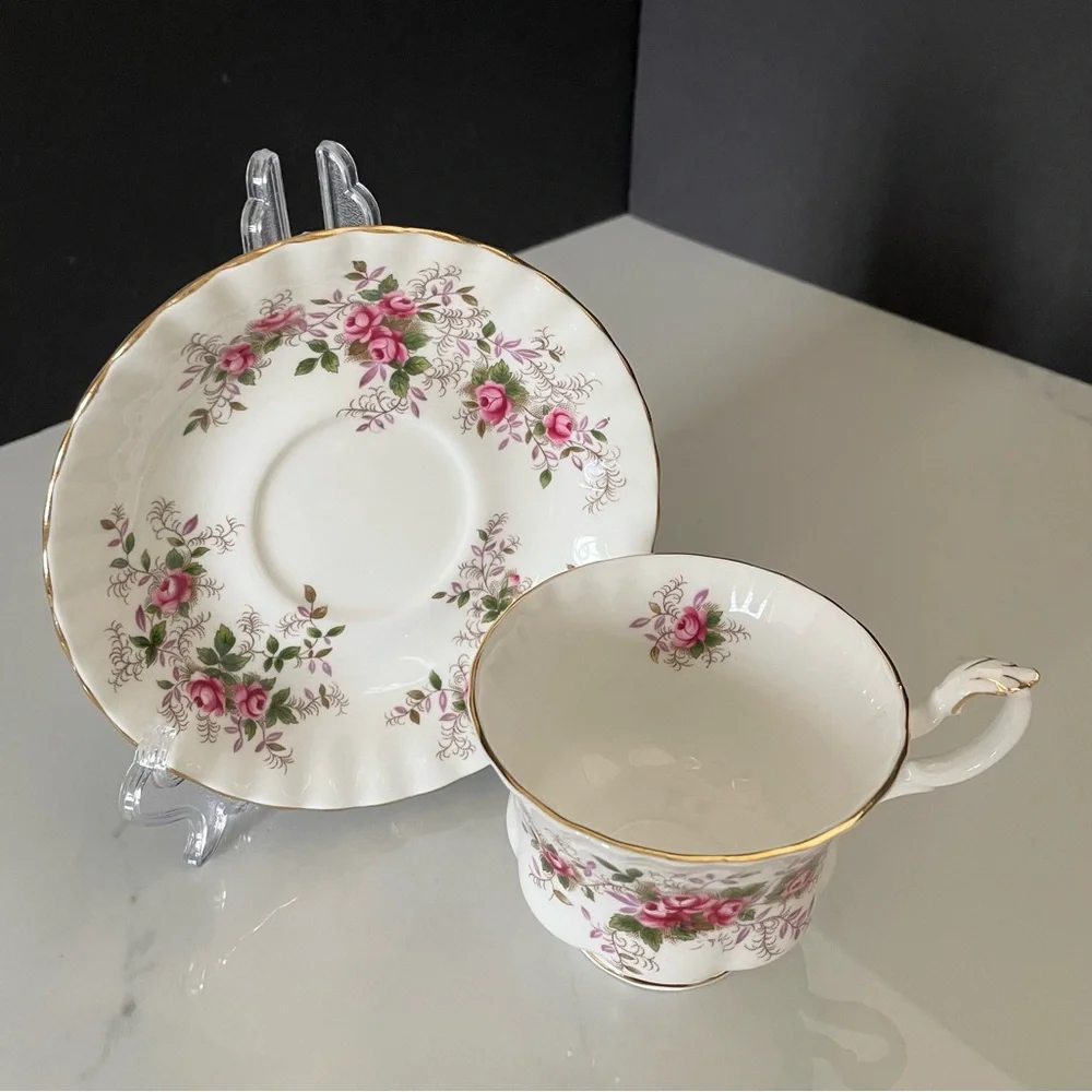 Lavender Rose Cup & Saucer by Royal Albert